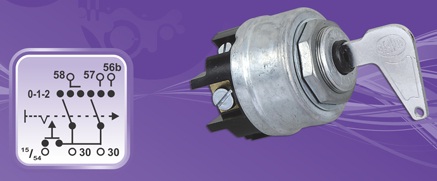 1005RVEY - LLAVE CONTACTO Y LUCES RASTROJERO - UNIVERSAL